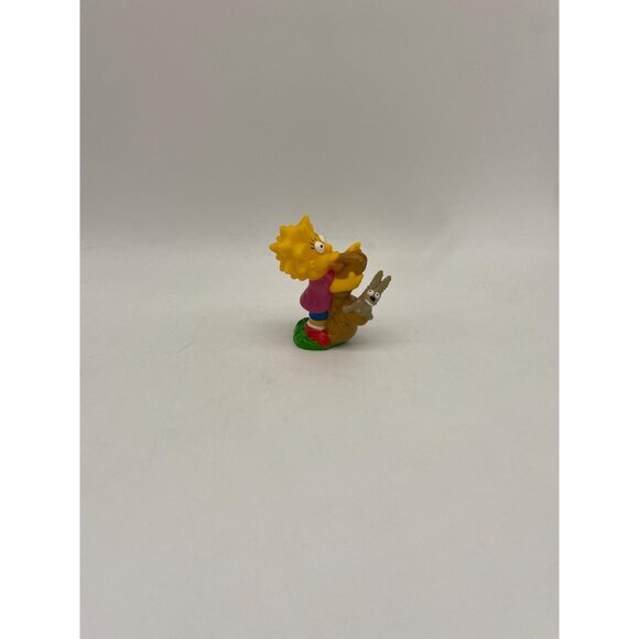 1990 The Simpsons Lisa Simpson with Saxophone PVC Figurine Toy - Picture 2 of 7